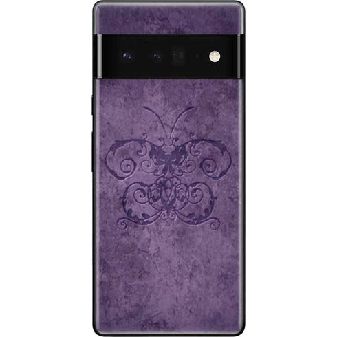 Brigid Ashwood Purple Damask Butterfly Google Pixel 6 Pro Skin